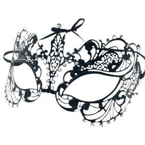 Metal‎ and Crystal Masquerade Ball Mask SKUJ078
